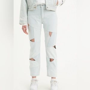 Levi’s 501 cutout jeans